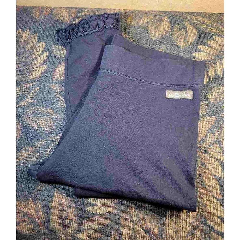 Matilda Jane Black Elastic Ruffle Hem Capri Pants- Size S